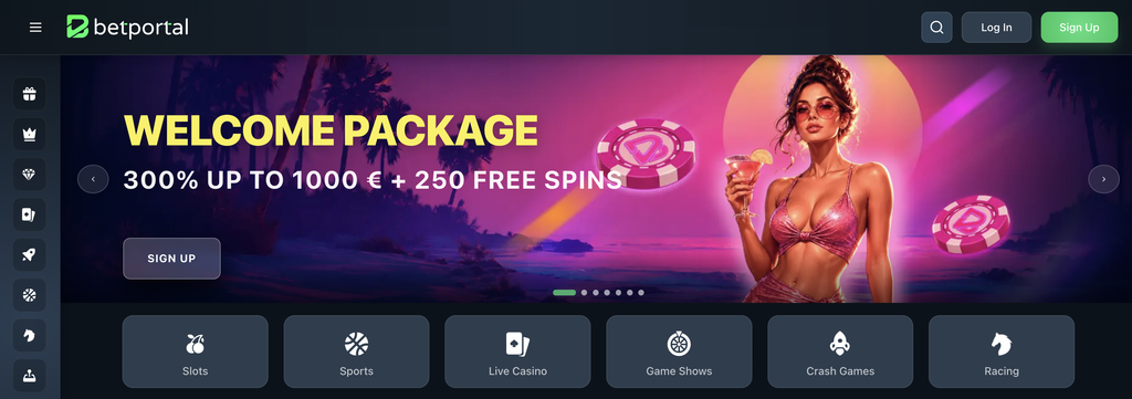 Bet Portal Casino - Best Overall Non UK Casino