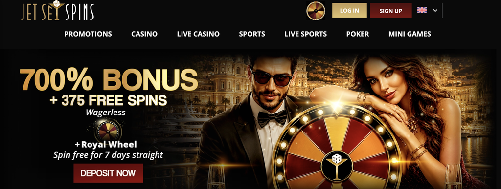 Jet Set Spins - Best New Non UK Casino For No Deposit Free Spins
